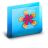 Folder Flor Blue Icon